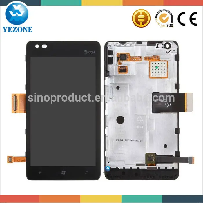 для nokia lumia 900 жк сенсорным экраном запасные части, замена жк-сборка