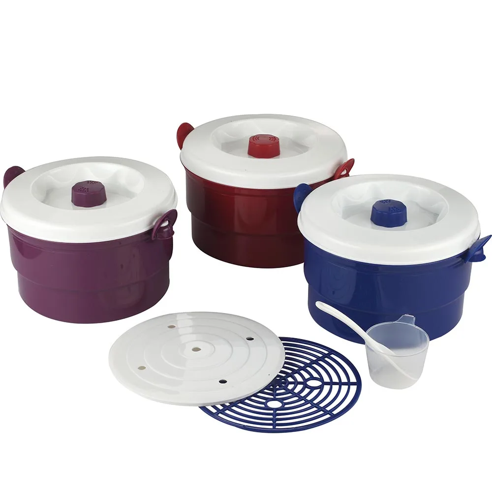 Cheap kitchen reusable plastic microwave pasta cooker