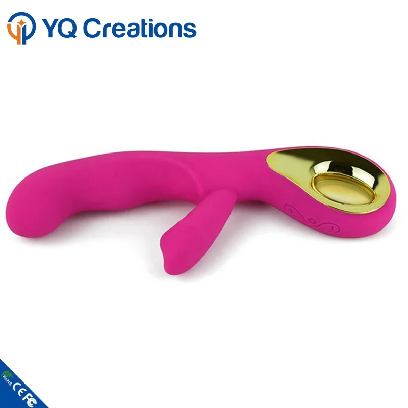 Rechargeable waterproof g-spot rabbit silicone vibrator for adult women vaginal masturbation female sex toy