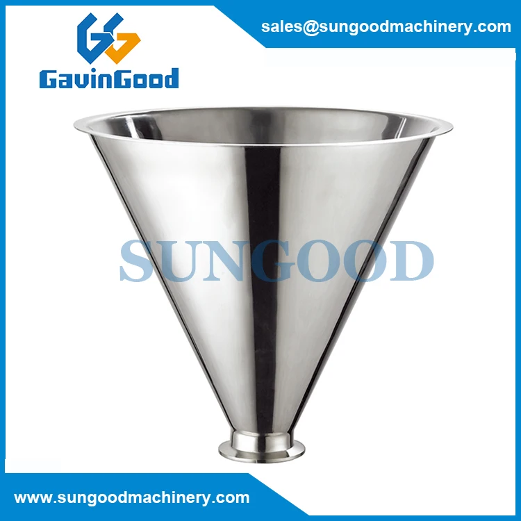 Stainless Steel Hopper/Funnel With 1.5 inch Tri Clamp/2inch Tri Clamp