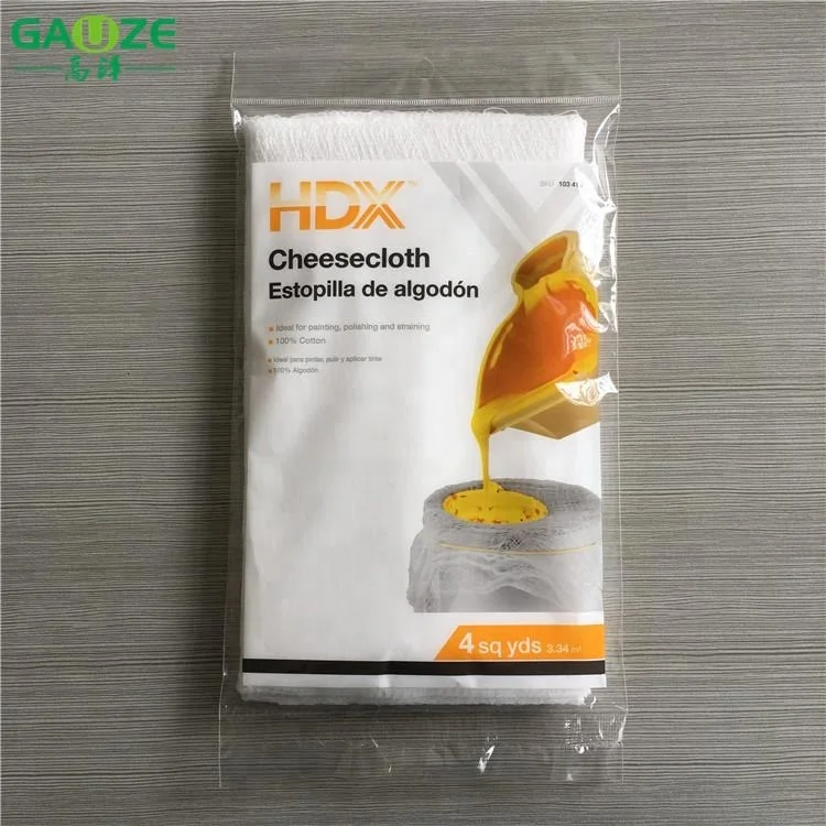 
Cotton Cheese Cloth For Making Cheese 