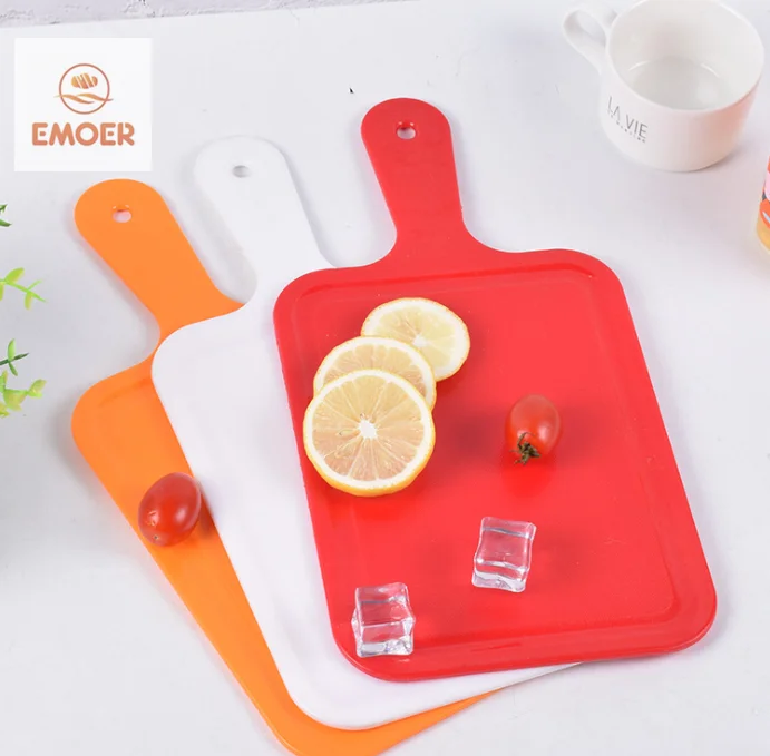 EMOER Plastic cutting boards with handle