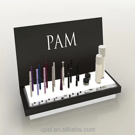 
cosmetic acrylic display stand table top acrylic makeup display 