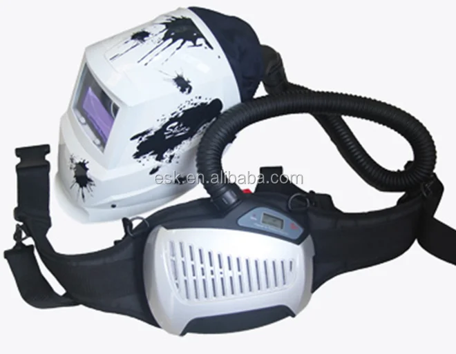 ANSI Z87.1 Certified Air-Supplied Welding Helmet with Ventilation and Big View 100*83mm