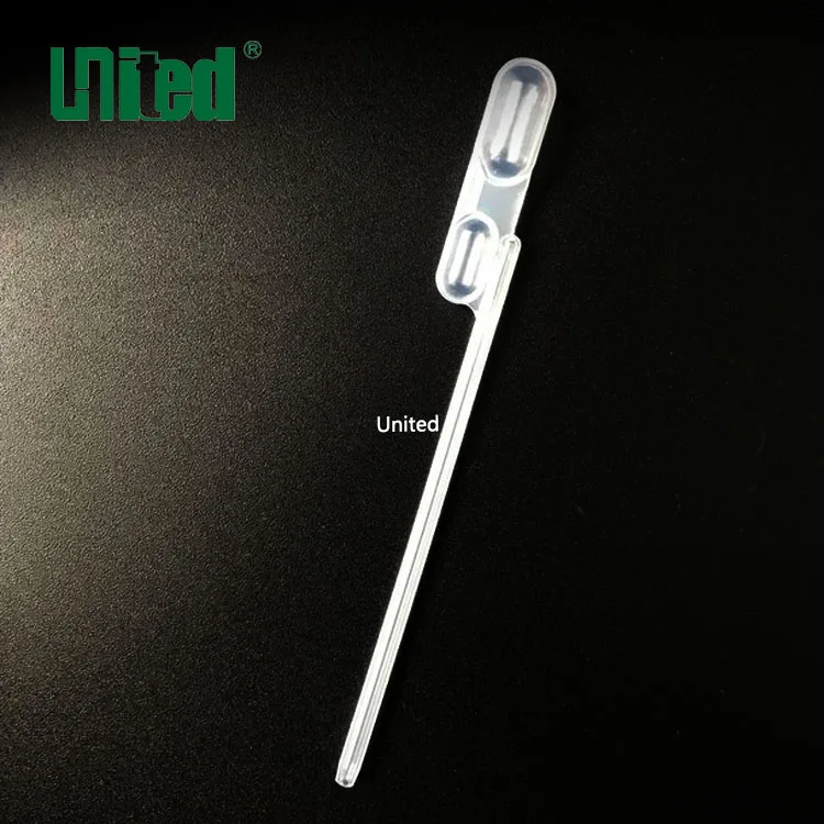 
200ul Double Bulb plastic pipette Transfer pipette for lab 