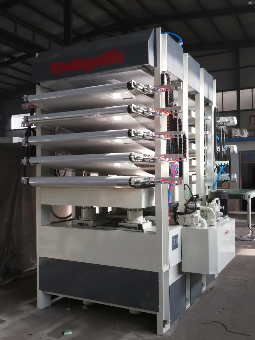 
multi-layer automatic loading hot press machine 