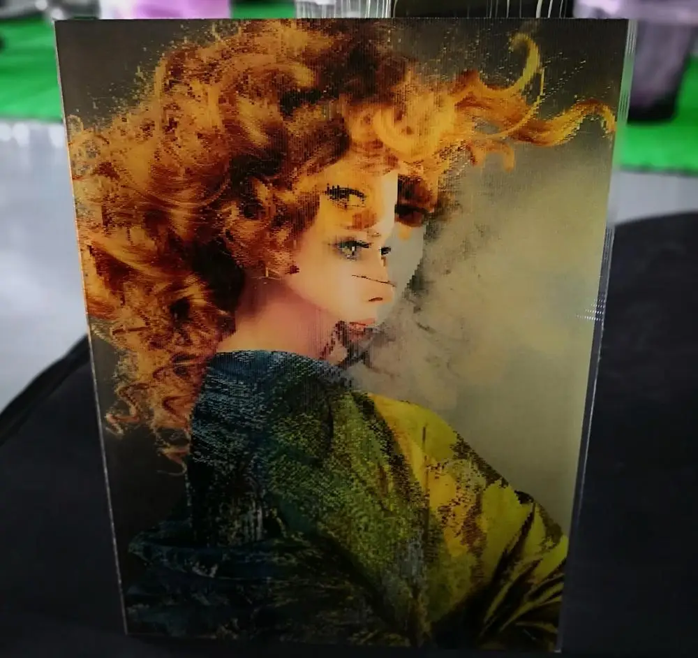 UV printing 3D lenticular picture frame