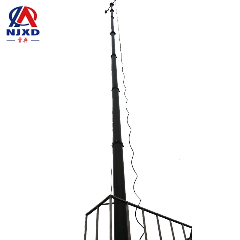 1-25m pneumatic telescopic mechanical mast