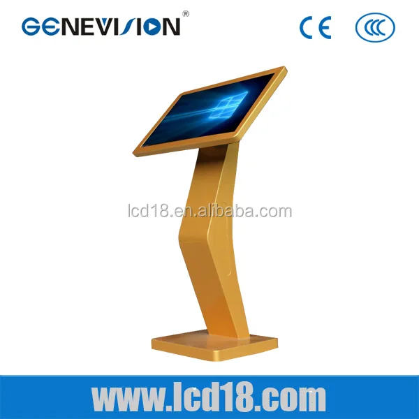 21.5inch slim LCD PCAP touchscreen podium Android OS interactive touch table with wifi