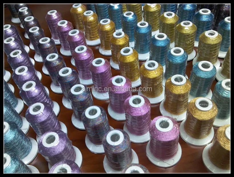 
32 Colors Metallic Embroidery Thread 500M/Spool 