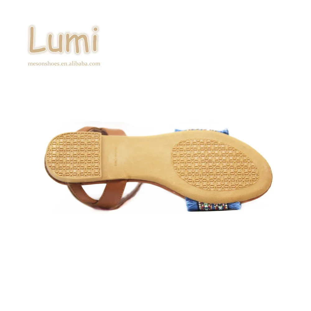 low moq cheap china handmade sandal flat shoes women sandals