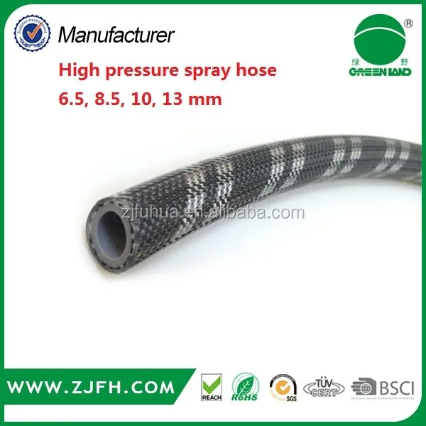 
6.5mm, 8.5mm, 10mm PVC high pressure hydraulic hose 