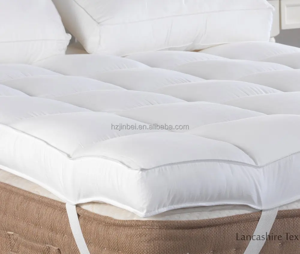 
Soft King Mattress Topper, Polyester Mattress Pad with gueest 