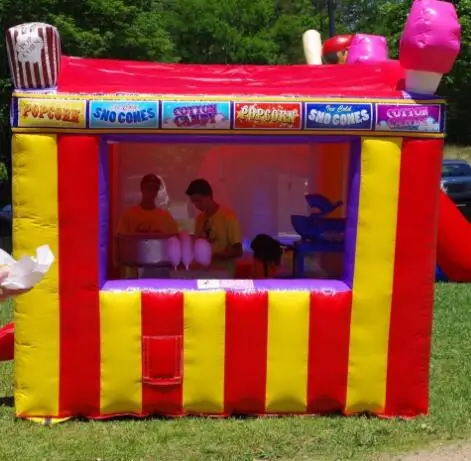 Outdoor portable inflatable concession stand inflatable fun booth