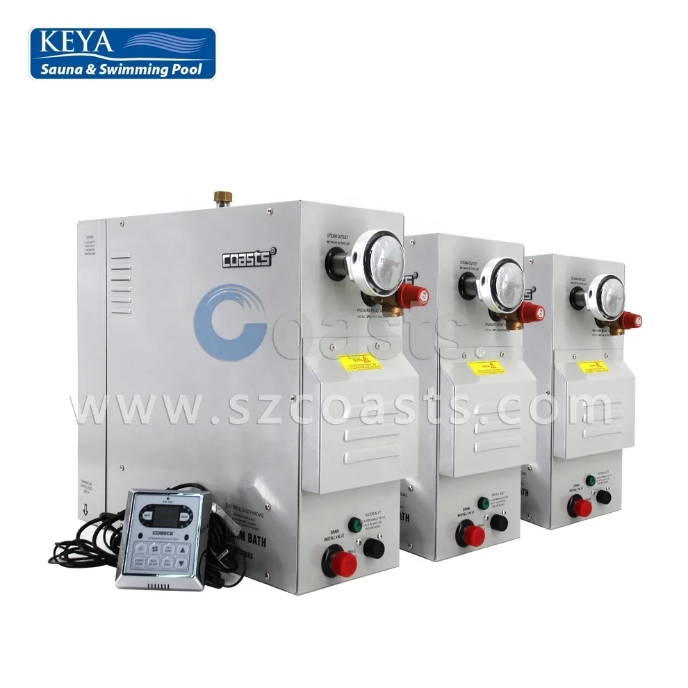 
2 minutes fast steam Coasts steam generator 9kw steam shower generator for hammam 