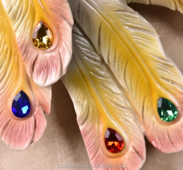 animal phoenix resin wall clock large H77*L50*W10 CM