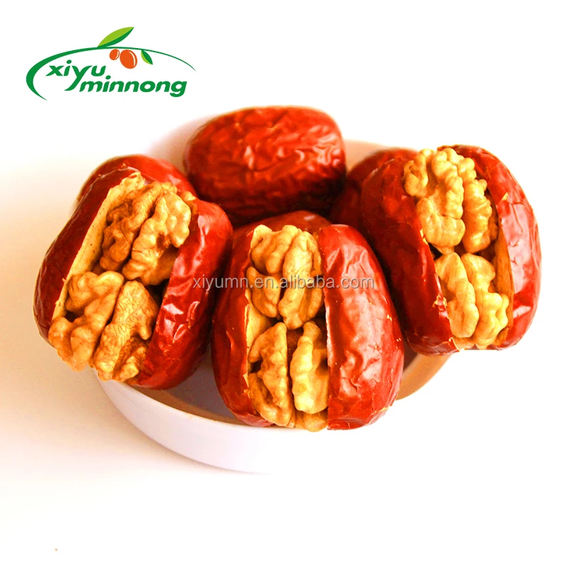 Red Dates With Walnuts / Walnuts And Red Dates / Jujube Walnut
