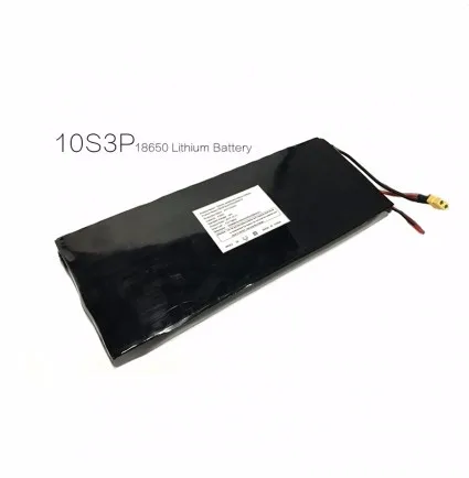 Wholesale Electric skateboard  battery pack 18650 for DIY customized 36V 10S3P 9AH battery pack
