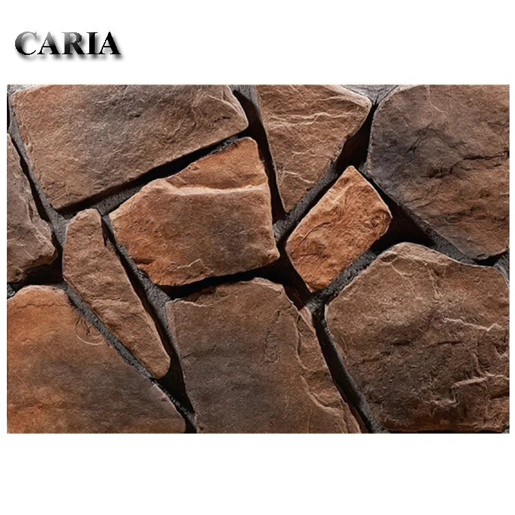 Искусственный цементный камень для стен в рустикальном стиле