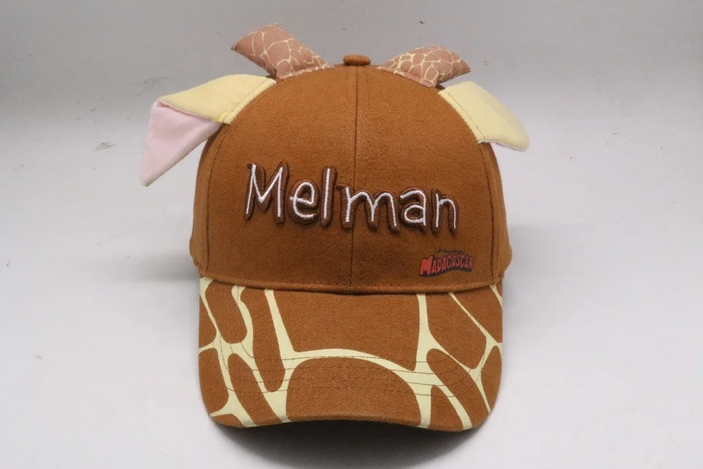 Fancy Baby Animal Image Children Baseball Cap With Ears
