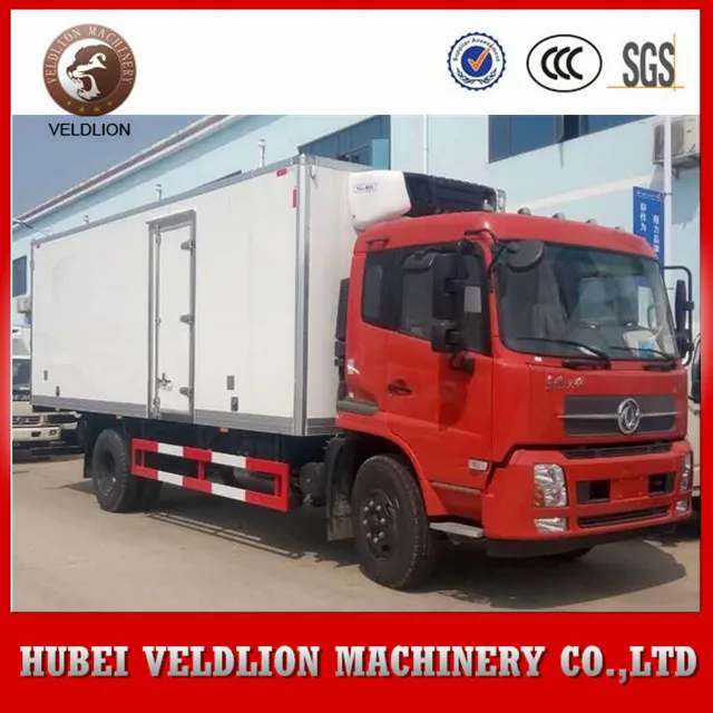
China thermo king 6TON refrigerator van truck for meat and fish 