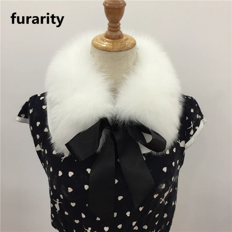 Fashion Custom Detachable Big Real Fox Fur Collar /scarf