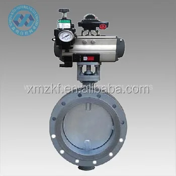 Air Blast Valve Double Acting Spring Return Quarter-turn Pneumatic Actuator(Factory Price)