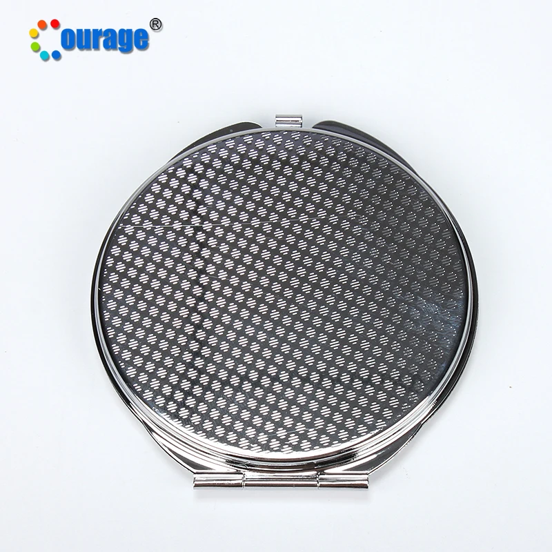 Round Shape Small Compact Sublimation Pocket Mirror Blanks