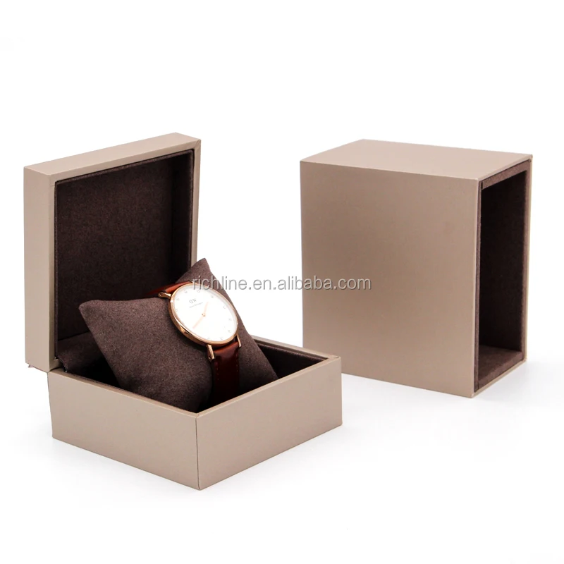 Richpack Luxury Custom High End Custom Wedding Ring Packaging Plastic Hinged Jewelry Box