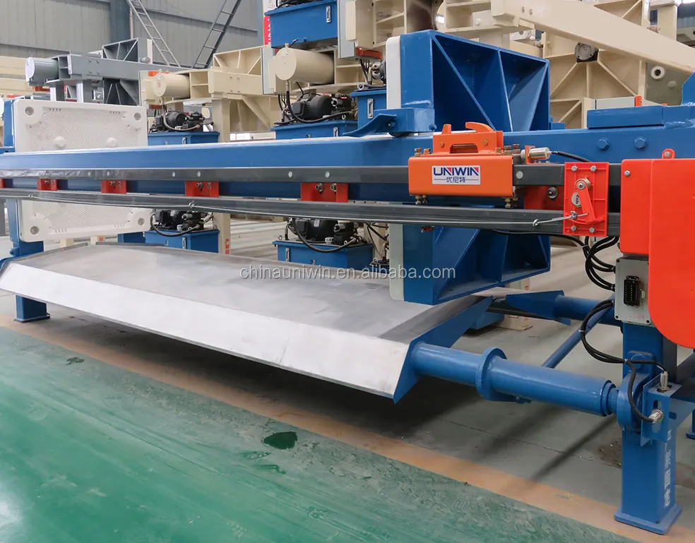 China famous wastewater dewatering hydraulic chamber filter press