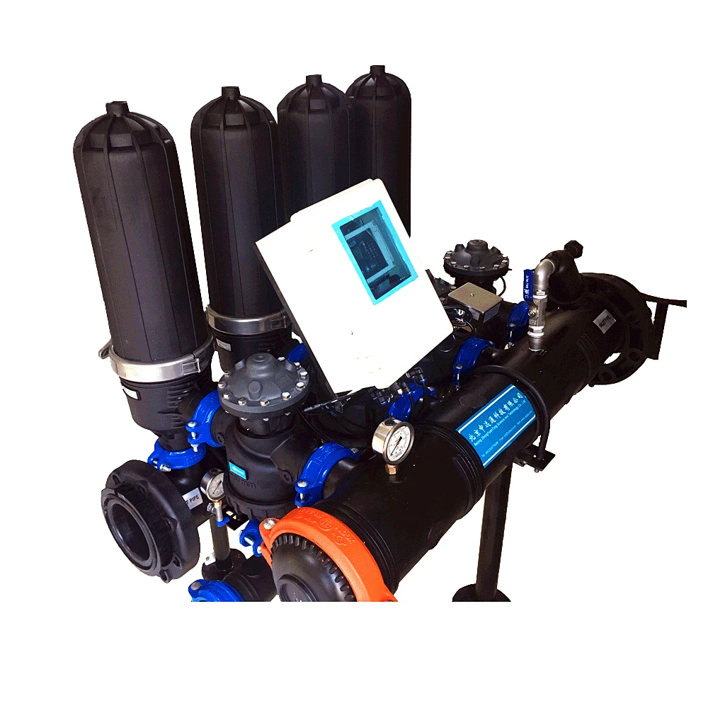 AIGER Automatic Backwashing Agricultural Irrigation Plastic Disc Water Filter