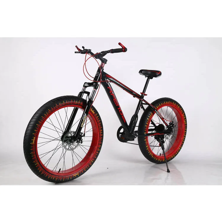 DIKESEN explor flame 20/24/26 inch sand beach snowbike bike bmx big thick wide tires bikes mtb 26 inch aluminum alloy frame mtb