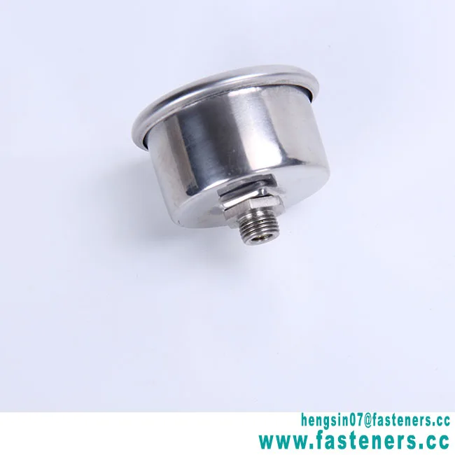 High Quality Diameter 40mm 0-16 Bar Axial Shock Pressure Gage 1.6MPa Hydraulic Pressure with one Sub interfacing