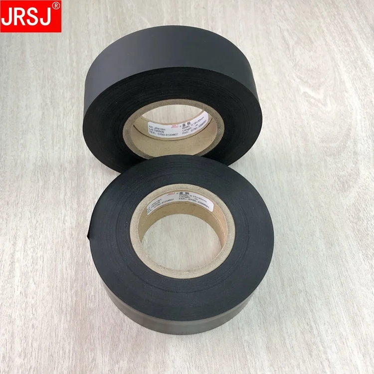 Strong adhesive 2 layer hot melt black adhesive tape for waterproof zipper