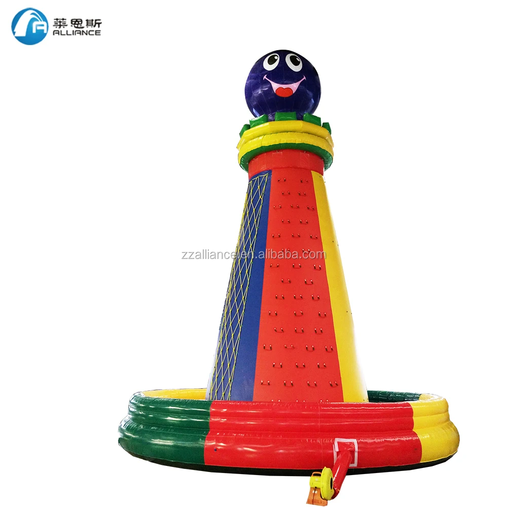 inflatable outdoor indoor sport rotation rock climbing wall