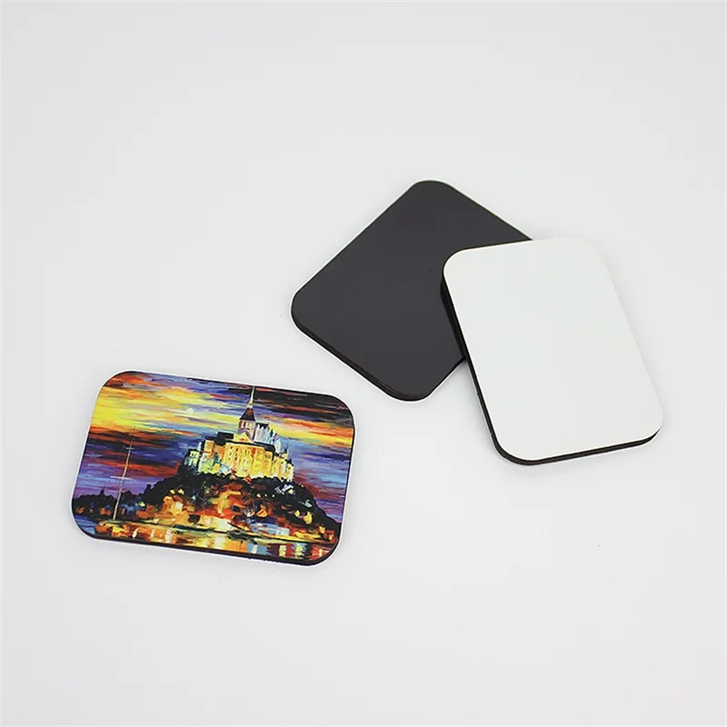 Costom Size Sublimation MDF Blank Magnetic Fridge Stickers