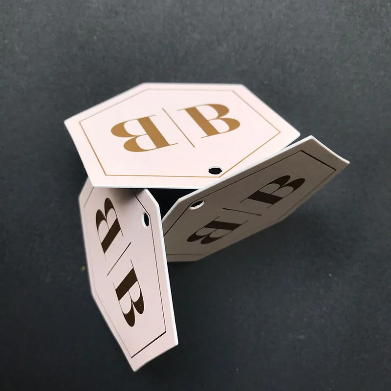 
wholesale custom gold foil jewelry display cards with logo 