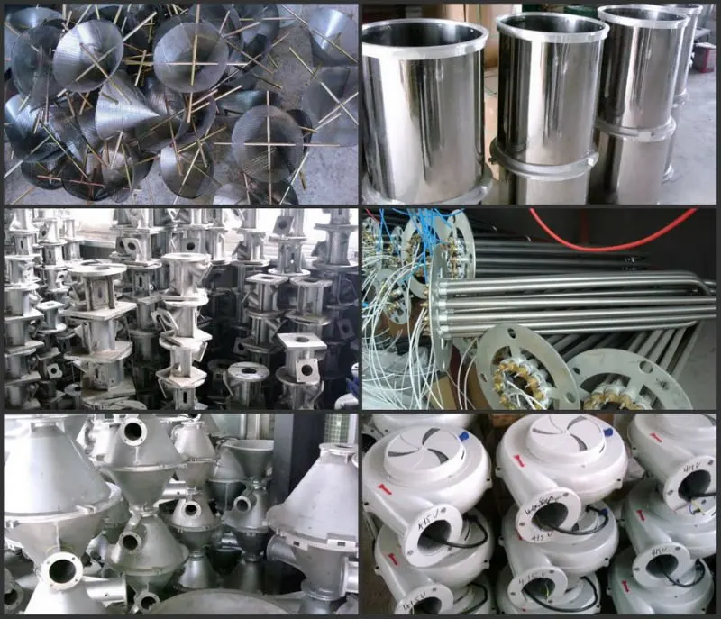 plastic flakes/granules/pellets hopper dryer