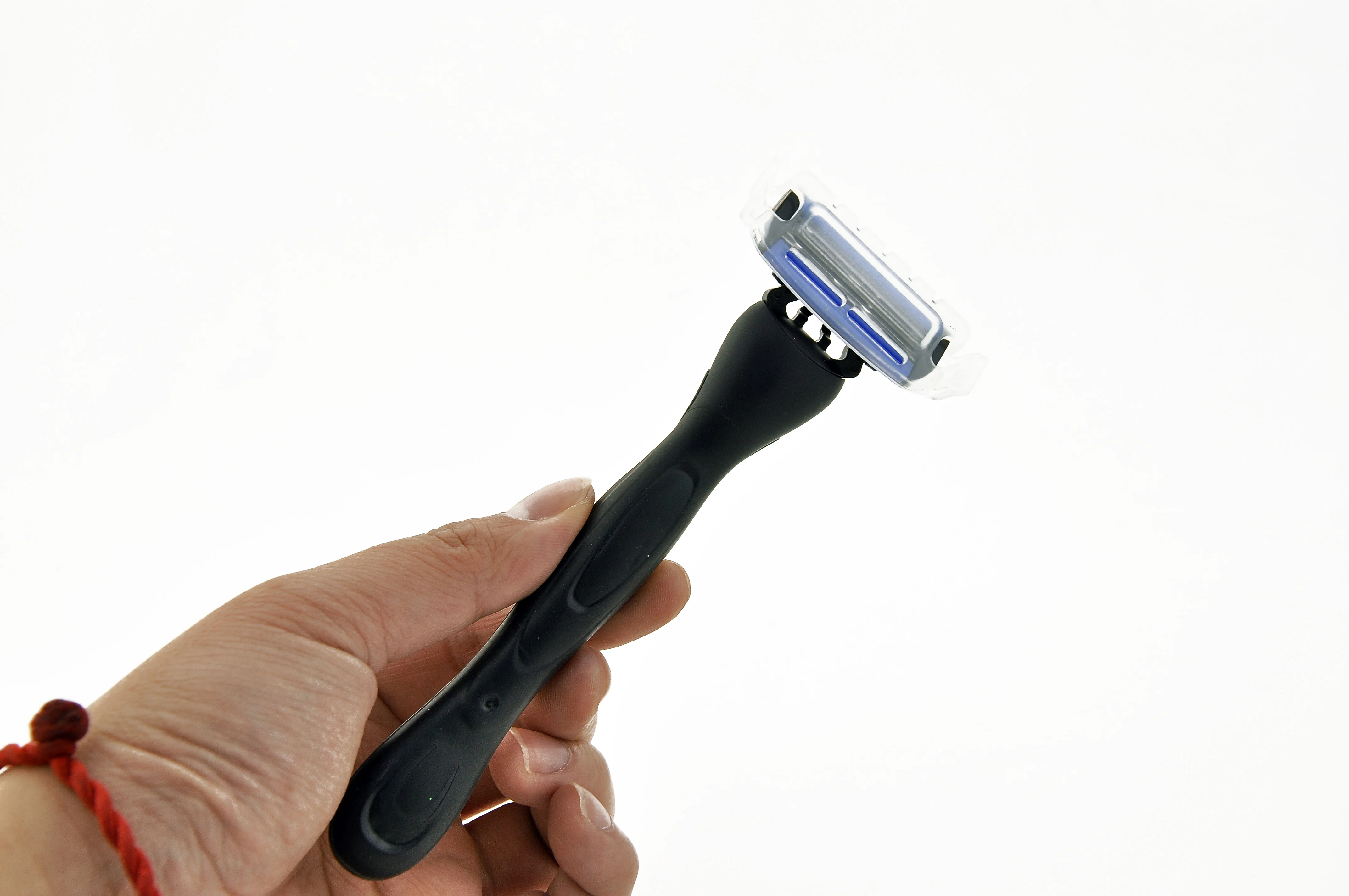 OUMO-Безопасная бритва со съемным пятислойным лезвием, металлическая ручка, Мужская бритва