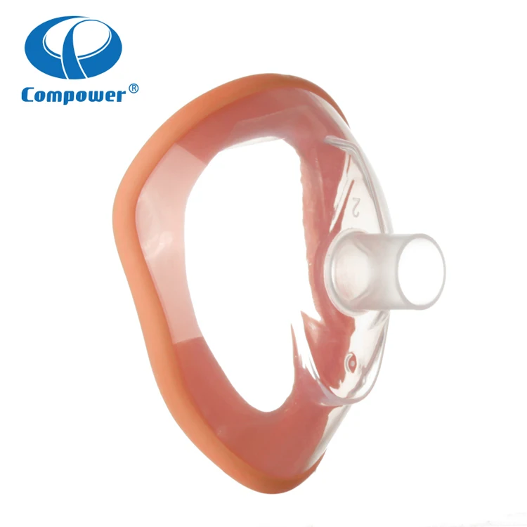 CE ISO Face Type Disposable Pvc Free Anesthesia Mask Without Inflation Valve