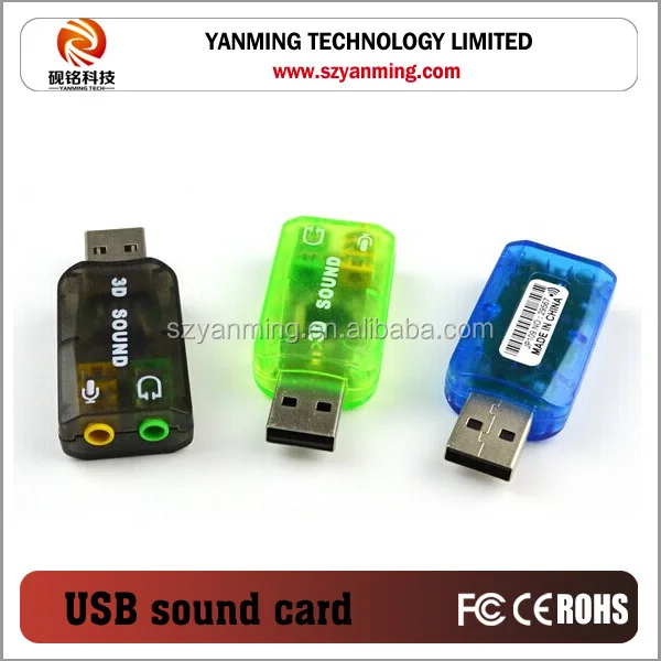 Внешний 3D 5.1 звуковая карта USB 2.0 звуковой адаптер звуковая карта для пк