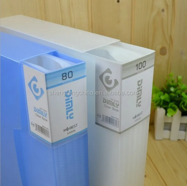 Custom A4 plastic file storage box Office & school stationery plastic file case