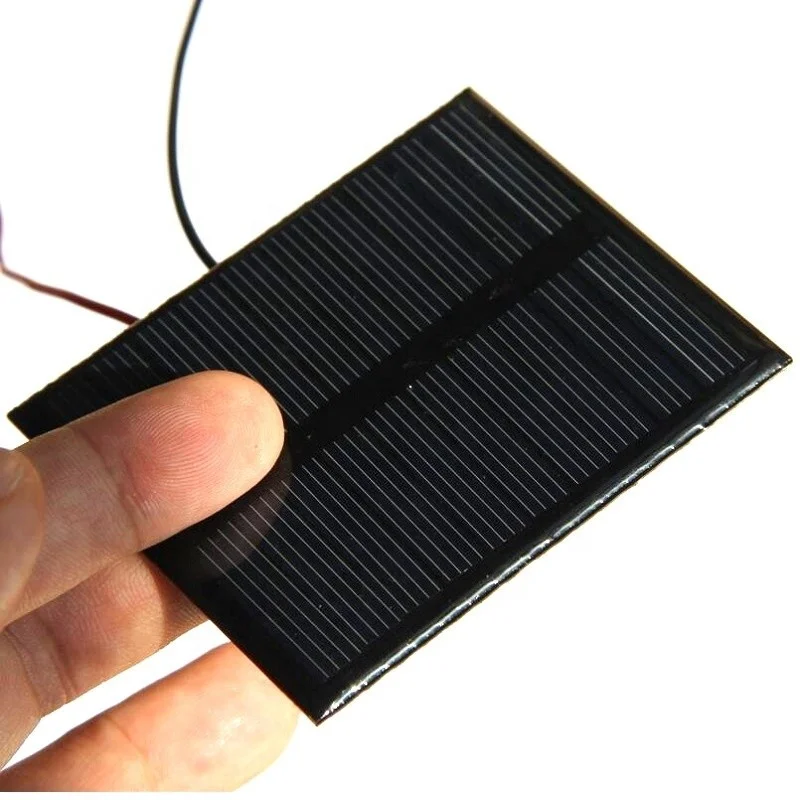 0.5W 5V 100MA Solar Cell Module+Wire DIY Solar Panel Charger System For 3.6V Battery Study Kits mini solar system