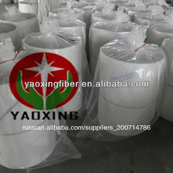 10mmx610mmx14400mm керамического волокна закрученная одеяло керамические шерстяное одеяло