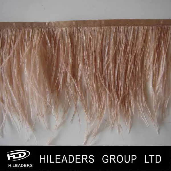 GU102 feather trimming with satin ribbon tape for sale