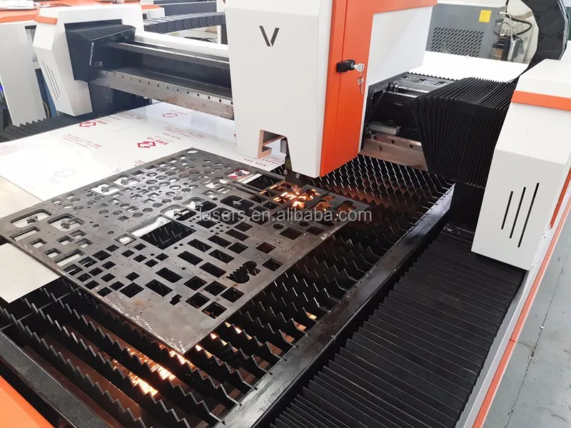 High Speed Single Mode Fiber Laser Cutting Machine For Stainless / Carbon / Mild Steel Plate