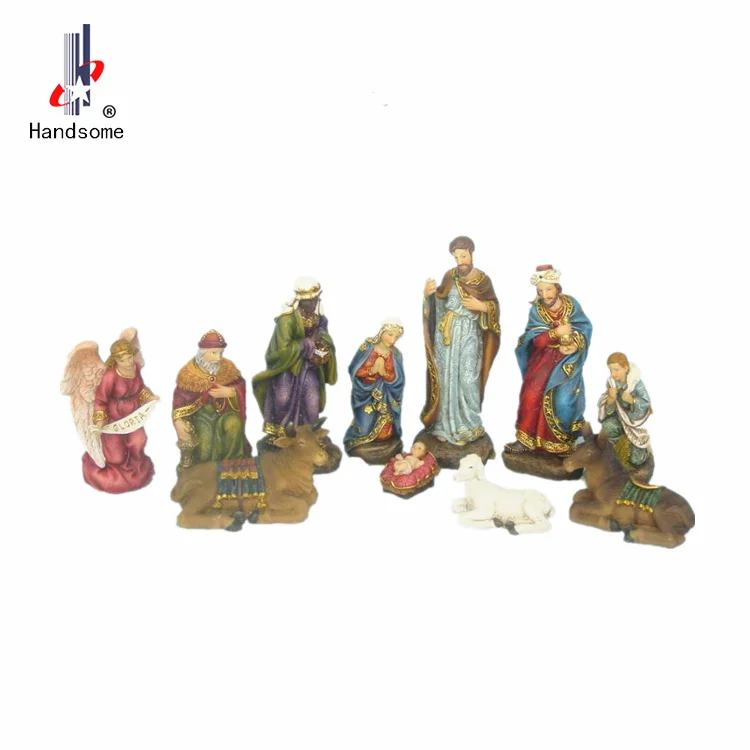 8 Inch Child and Baby Nativity Gift Set Christmas Figures