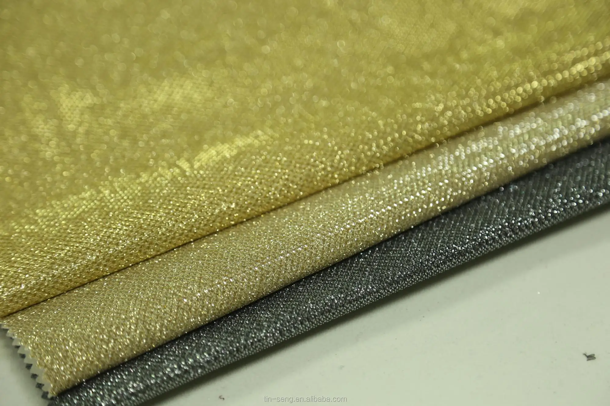 Good quality knitted mesh fabric bonding with non-woven base