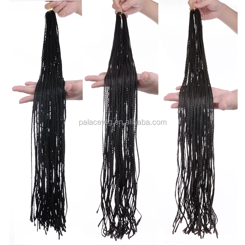 
synthetic 3x box braid hair extensions 30 inch new micro knot zizi box braid long crochet synthetic braiding hair sfro marley 