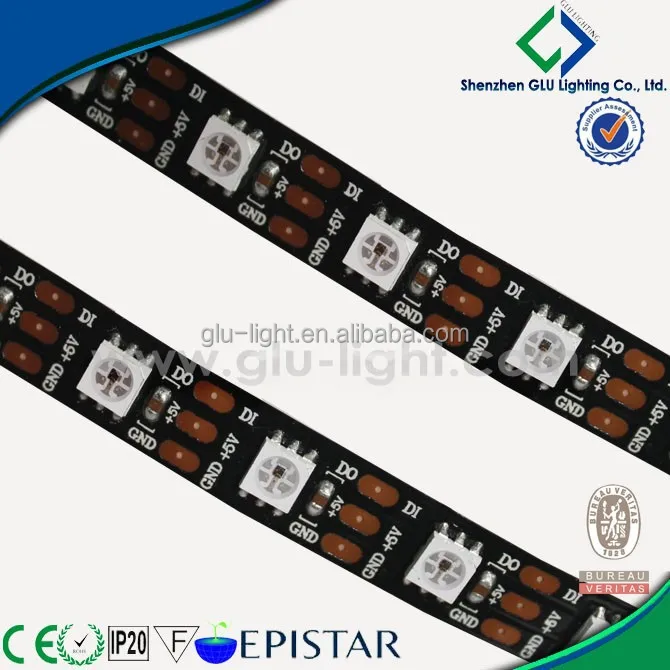 flexible led strip Addressable 5050 RGB built-in IC WS2811 WS2812B Led magic Strip lcd led backlight strip